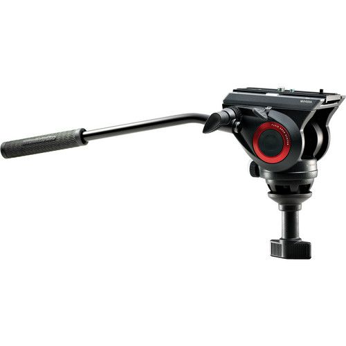 Manfrotto Video Tripod Kit MVK500AM Aluminium with Fluid Drag Video Head MVH500A and Tripod Twin Legs