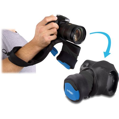 miggo Grip and Wrap for DSLR Cameras MW GW-SLR BB 70 (Blue/Black)