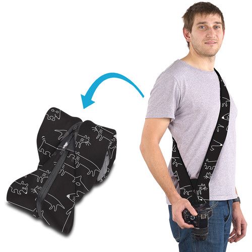 miggo Strap &amp; Wrap for DSLR Cameras MW SR-SLR PS 90 (Space Zoo)