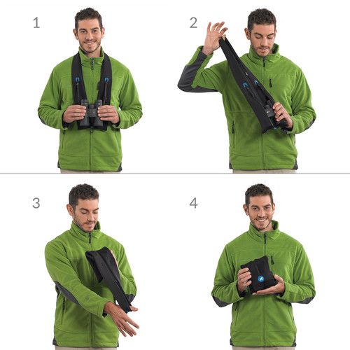 miggo Strap &amp; Wrap for Binoculars MW SR-BNC CM 20 (Camo)