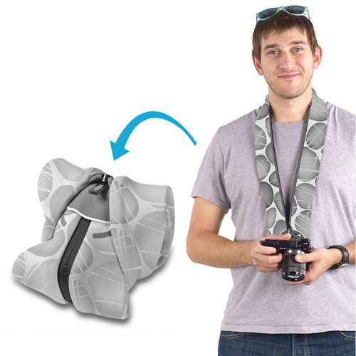 miggo Strap &amp; Wrap for Mirrorless Cameras MW SR-CSC PR 50 (Pebble Road)