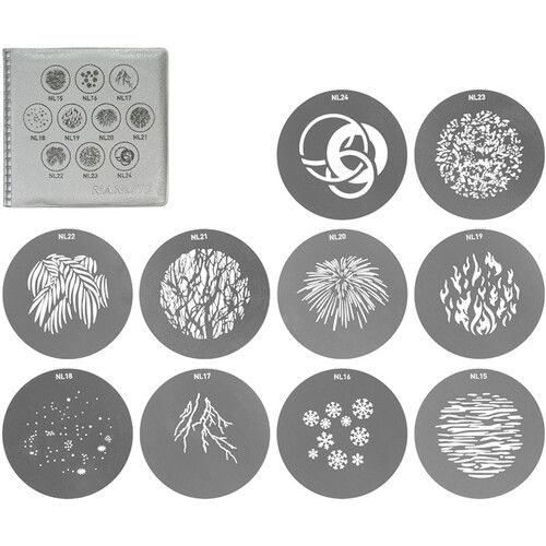 Nanlite Projection Attachment GOBO Set2 ASGBFMMSET2 for PJ-FZ60-19/36 Projector Mounts