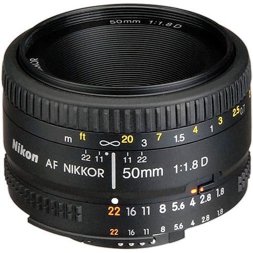 Nikon Standard Prime Lens AF NIKKOR 50mm f/1.8D 2137