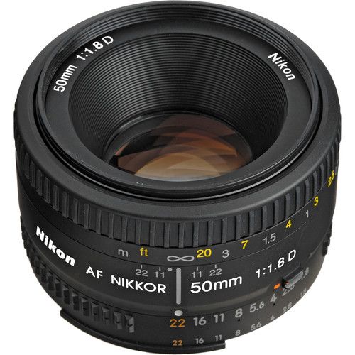 Nikon Standard Prime Lens AF NIKKOR 50mm f/1.8D 2137