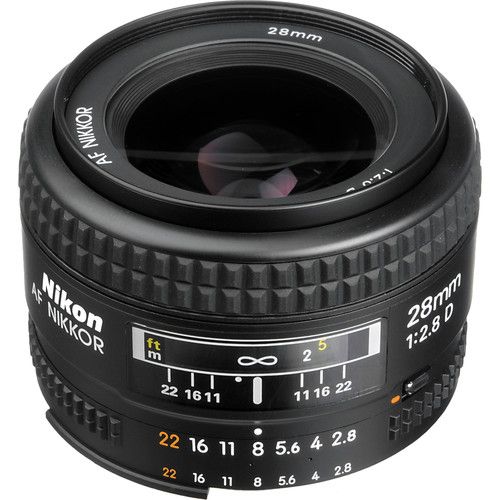 Nikon Wide-Angle Prime Lens AF NIKKOR 28mm f/2.8D 1922