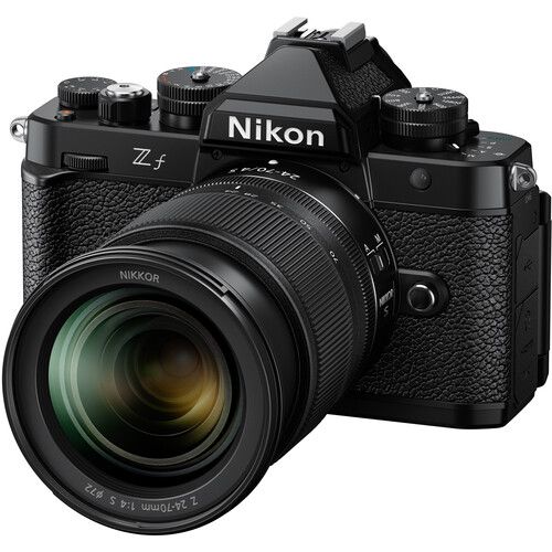 Nikon Mirrorless Camera Kit 24.5MP Full-Frame Z f with NIKKOR Z 24-70mm f/4 S Lens and Battery 1772