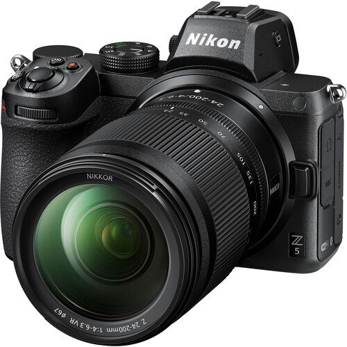 Nikon Mirrorless Camera Kit 24.3MP Full-Frame Z5 with NIKKOR Z 24-200mm f/4-6.3 VR Lens and Battery 1641