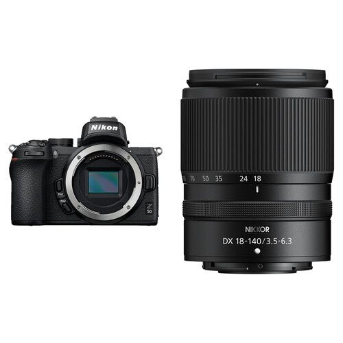 Nikon Mirrorless Camera Kit 20.9MP APS-C Z50 with NIKKOR Z DX 18-140mm f/3.5-6.3 VR Lens