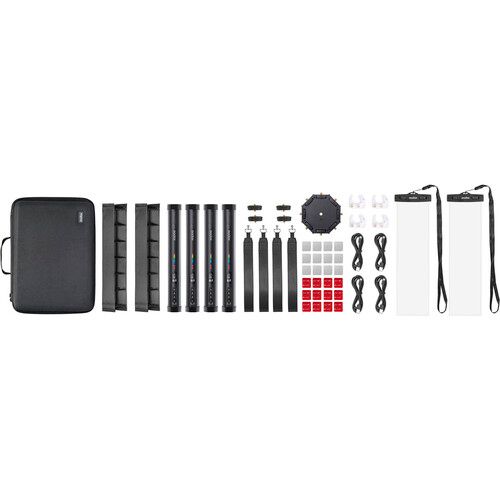 Godox LED Tube Light Kit 8W RGB 30cm/1ft 4-Light TL30-K4