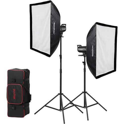 Godox LED Video Light 2-Light Kit 60W Daylight SL-60W