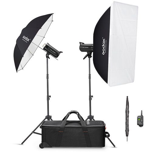 Godox Studio Flash Monolight 400W 2-Light Kit SK400II-V