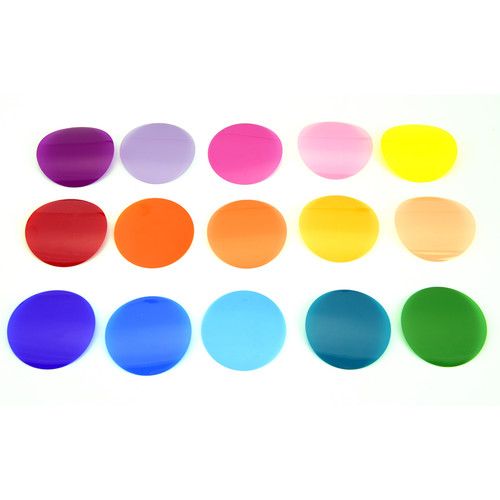 Godox Flash Gel Color Effects Set 15 Color V-11C for Round Flash Heads