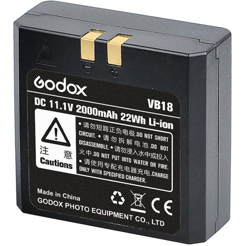 Godox Lithium-ion Battery Pack 11.1V 2000mAh VB-18 for Ving Flashes