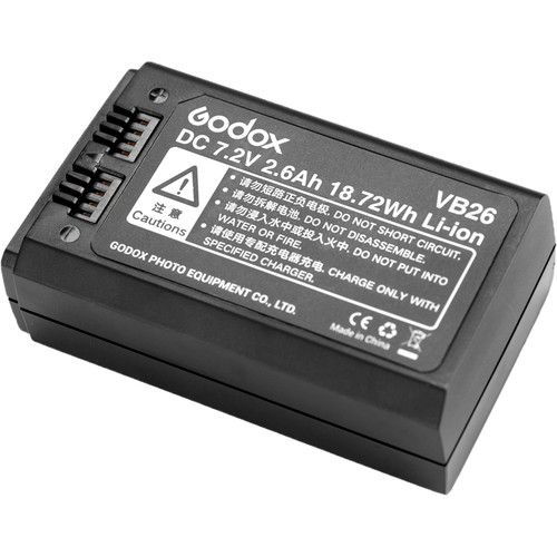Godox Lithium-ion Battery 7.2V 2.6Ah 18.72Wh VB26 for V1 Flash Head