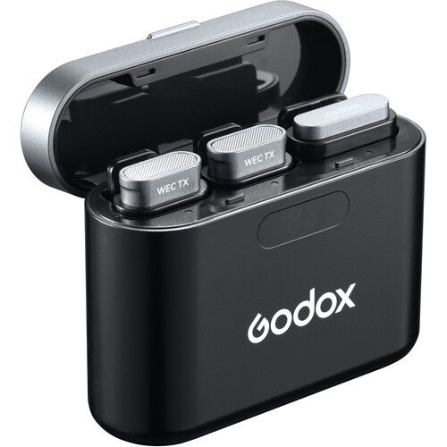 Godox Wireless Microphone System 2-Person WEC KIT 2 for Cameras and Smartphones