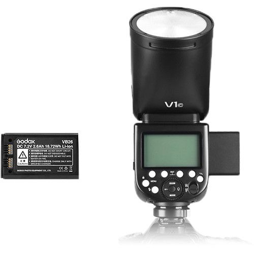 Godox TTL On-Camera Round Head Flash Kit V1-N for Nikon