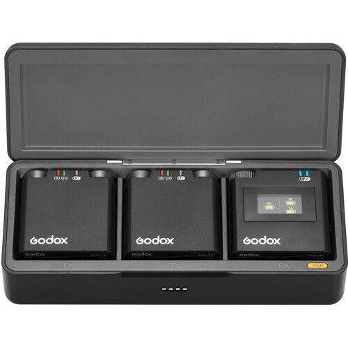 Godox Wireless Microphone System 2-Person Virso M2 for Cameras and Smartphones