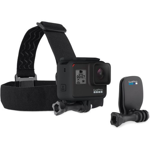 GoPro Action Camera Head Mount Head Strap and QuickClip ACHOM-001