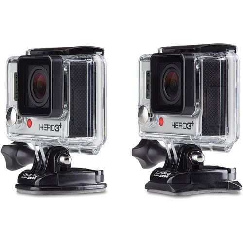 GoPro Action Camera Flat and Curved Adhesive Mount Fixings AACFT-001 for HD Hero