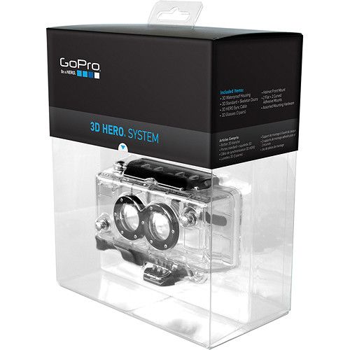 GoPro 3D HERO System Waterproof Housing &amp; 3D Synchronization System AHD3D-001 for Dual HD HERO Cameras