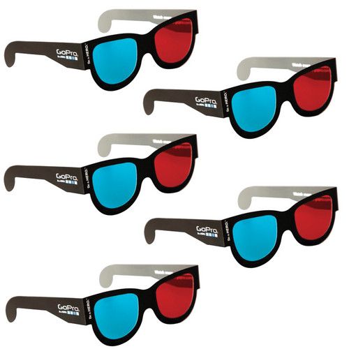 GoPro 3D Glasses Red/Blue (Anaglyph) 5-Pack A3DGL-501