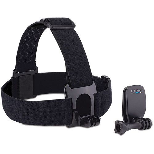 GoPro Action Camera Head Mount Head Strap and QuickClip ACHOM-001