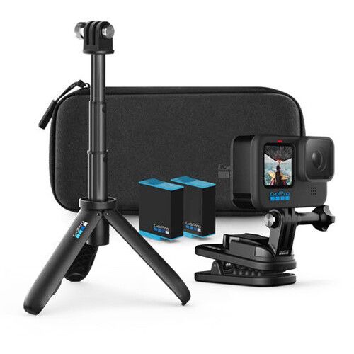 GoPro Action Camera HERO10 Special Black Bundle with Shorty Tripod Swivel Clip and Extra Battery CHDRB-101