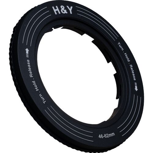 H&amp;Y Variable Step-Up Adapter 46-62mm REVORING RS62 for 67mm Filters