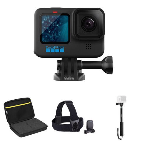 GoPro Action Camera HERO11 27MP 5.3K60 1/1.9inch CMOS 4K120p with Carrying Case CHDHX-111