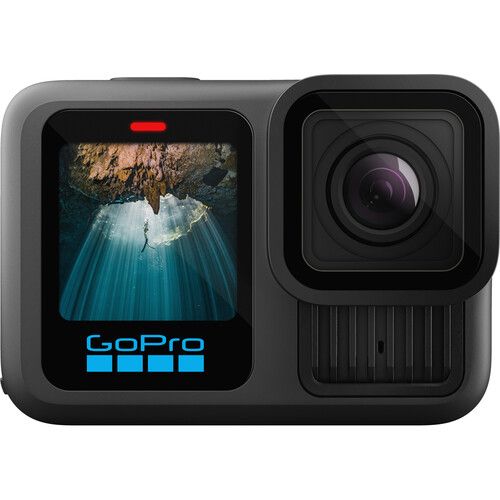 GoPro Action Camera HERO13 Bundle with Handler 2 Enduro Batteries 2 Adhesive Mounts 64GB Card and Case CHDHX-131