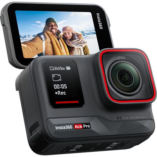 Insta360 Action Camera Ace Pro 48MP 4K120p Waterproof 1/1.3inch Sensor Flip Screen CINSAAJA
