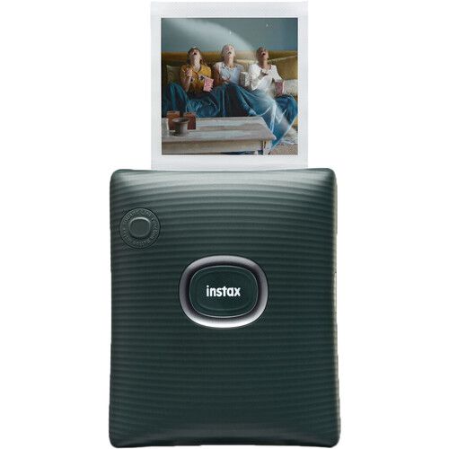 FUJIFILM Square Smartphone Printer Instax SQ Link Starter Kit 16785559 (Midnight Green)
