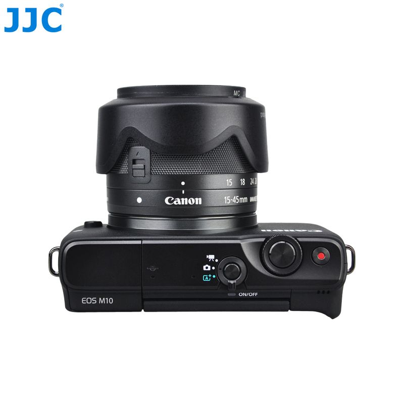 JJC Lens Hood LH-EW53 for Canon EF-M15-45mm f/3.5-6.3 IS STM Lens