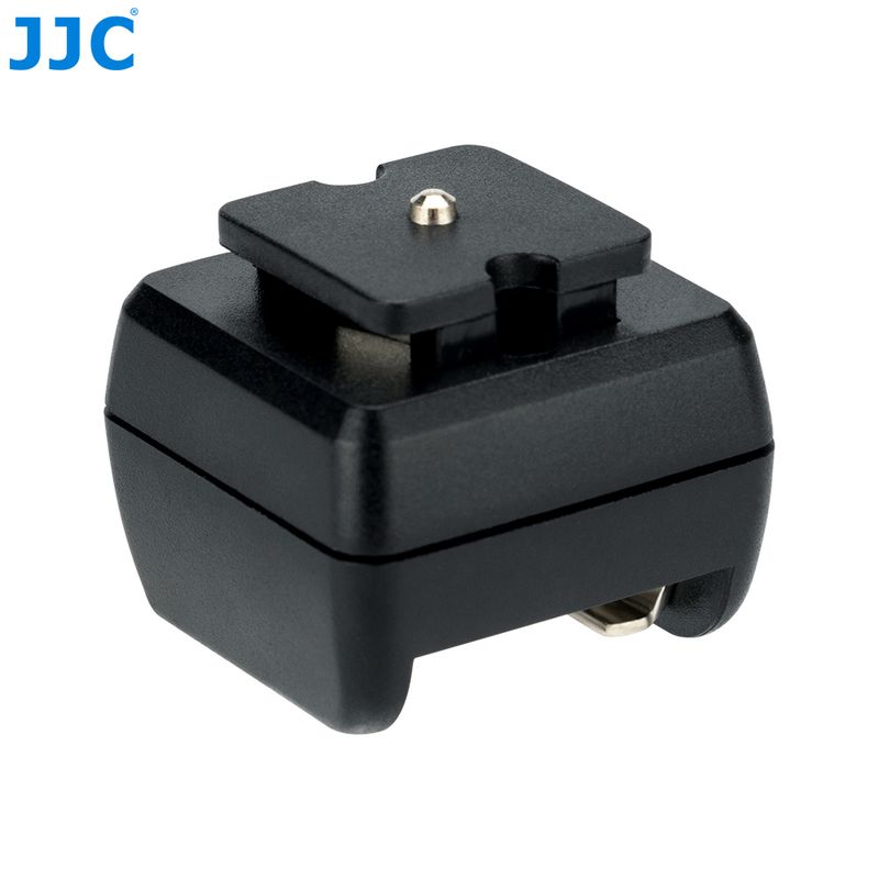 JJC Hot Shoe Adapter with PC Female Outlet JSC-2 for Portable Flashes
