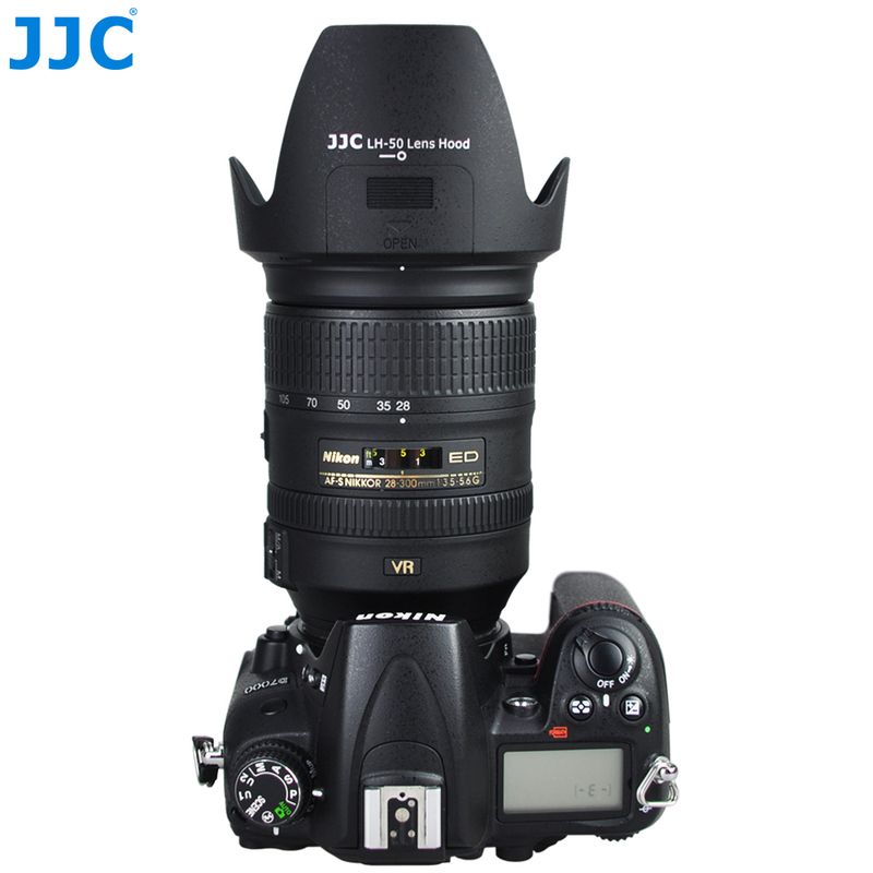 JJC Lens Hood LH-50 for Nikon AF-S NIKKOR 28-300MM f/3.5-5.6G ED VR Lens
