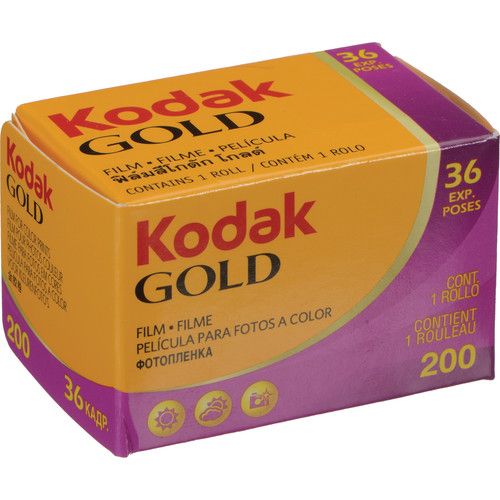 Kodak Film Roll Gold 200 ISO 35mm 36-Exposures 6033997