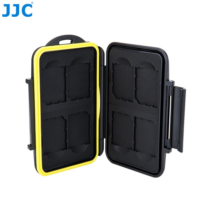 JJC Memory Card Case Water-Resistant Holder MC-SD8 for 8PCS Secure Digital (SD)