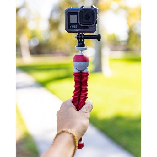 JOBY Podzilla Medium Kit Flexible Tripod &amp; 360 Phone Mount JB01758 (Red)