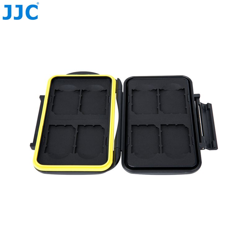 JJC Memory Card Case Water-Resistant Holder MC-SD8 for 8PCS Secure Digital (SD)