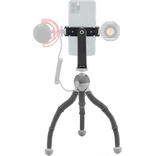 JOBY Podzilla Large Kit Flexible Tripod &amp; 360 Phone Mount JB01732 (Grey)