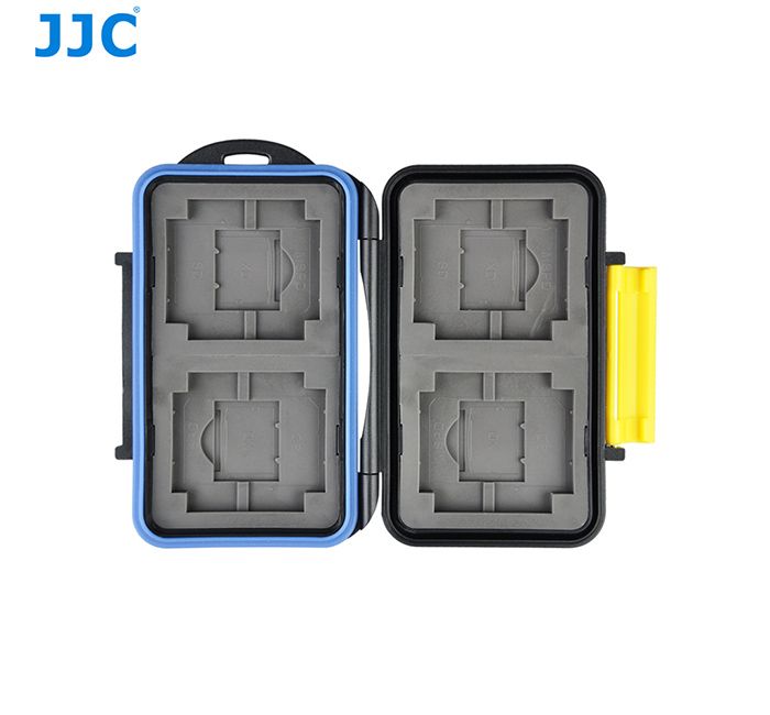 JJC Memory Card Case Water-Resistant MC-3 for 4CF 4SD 4XD 4XMemoryStick Pro Duo