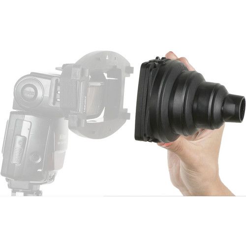 Lastolite Collapsible Snoot LL LS2619 for Studio Flash Strobo Series (Black)