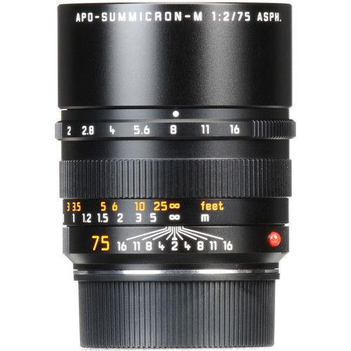 Leica Prime Lens 75mm f/2 APO Summicron-M 11637