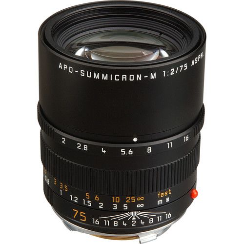Leica Prime Lens 75mm f/2 APO Summicron-M 11637