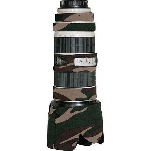 LensCoat Lens Cover LC70-200NISFG for Canon 70-200mm f/2.8 Non-IS Lens (Forest Green Camo)