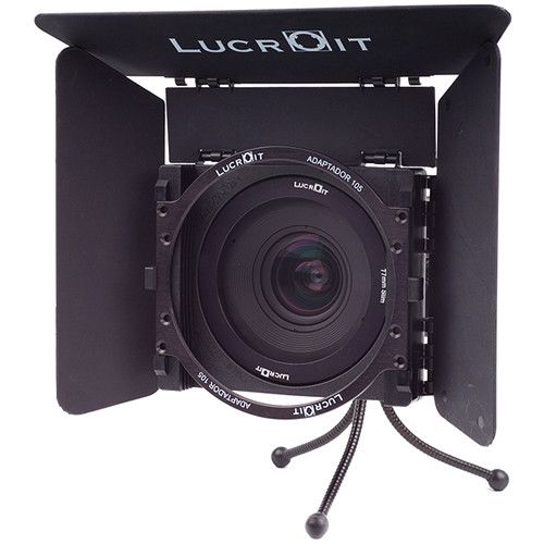 Formatt Hitech Lucroit Filter Holder Kit 100mm with 82-82mm Step Adapter Ring HTL10082K