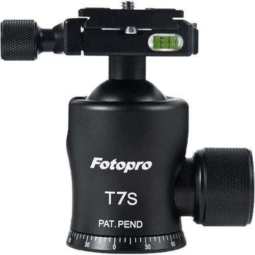 Fotopro Tripod Ball Head Alu-Mag Slim Waist Series T7S