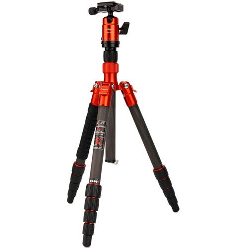 Fotopro Aluminum Tripod Kit X-Go Gecko with Ball Head FPH-42Q (Orange)