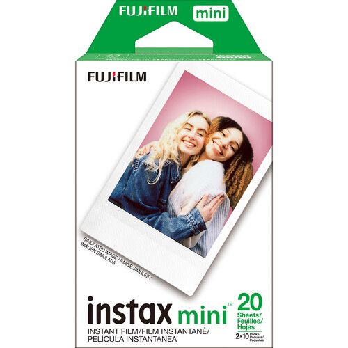 FUJIFILM INSTAX MINI Instant Film 20 Exposures 16437396 (Glossy Pink)
