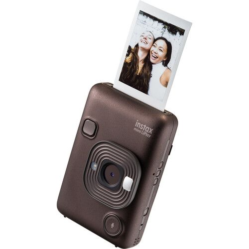 FUJIFILM Hybrid Instant Camera INSTAX MINI LiPlay 16835184 (Deep Bronze)